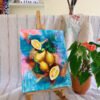 "Cure" oil and mixed media original painting