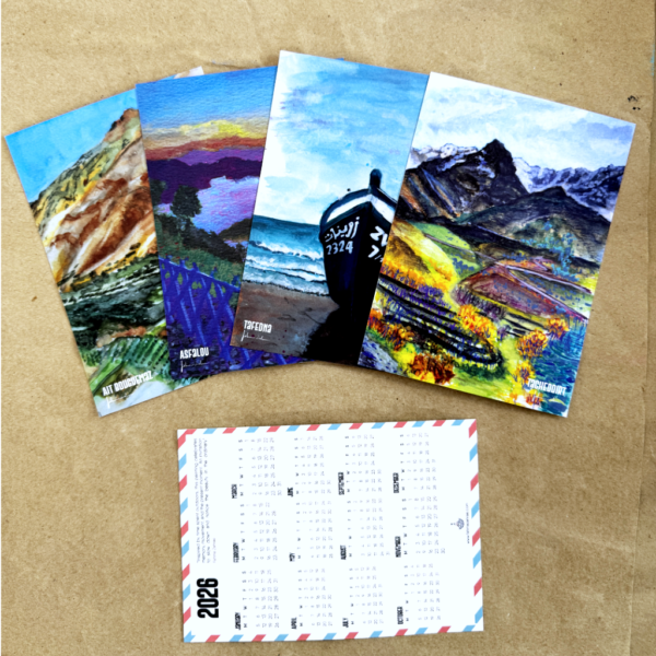 2026 Art calendar - 4 designs - A6