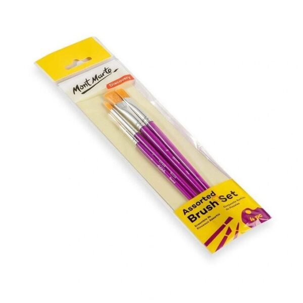 Ensemble de 4 pinceaux assortis