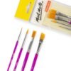 Ensemble de 4 pinceaux assortis