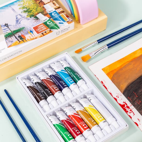4 Peinture Acrylique 12 tubes